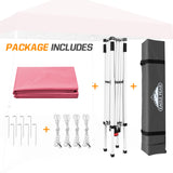 Slant Leg Pop up Canopy Tent, 10x10 Base 8x8 Top - Eagle Peak Custom Canopy Tent