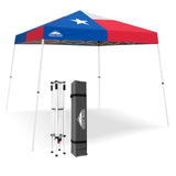 Slant Leg Pop up Canopy Tent, 10x10 Base 8x8 Top - Eagle Peak Custom Canopy Tent