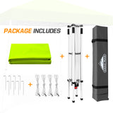 Slant Leg Pop up Canopy Tent, 10x10 Base 8x8 Top - Eagle Peak Custom Canopy Tent