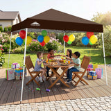 Slant Leg Pop up Canopy Tent, 10x10 Base 8x8 Top - Eagle Peak®