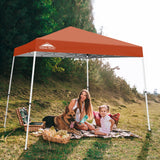 Slant Leg Pop up Canopy Tent, 10x10 Base 8x8 Top - Eagle Peak Custom Canopy Tent