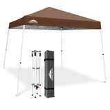 Slant Leg Pop up Canopy Tent, 10x10 Base 8x8 Top - Eagle Peak Custom Canopy Tent