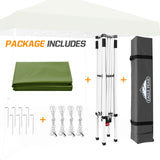 Slant Leg Pop up Canopy Tent, 10x10 Base 8x8 Top - Eagle Peak Custom Canopy Tent