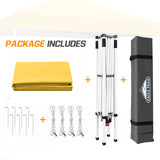 Slant Leg Pop up Canopy Tent, 10x10 Base 8x8 Top - Eagle Peak Custom Canopy Tent