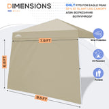 Sunwall / Sidewall for 10x10 Slant Leg Canopy Only, 1 Sidewall - Eagle Peak Custom Canopy Tent