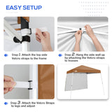 Sunwall / Sidewall for 10x10 Slant Leg Canopy Only, 1 Sidewall - Eagle Peak Custom Canopy Tent