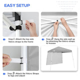 Sunwall / Sidewall for 10x10 Slant Leg Canopy Only, 1 Sidewall - Eagle Peak Custom Canopy Tent