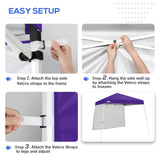 Sunwall / Sidewall for 10x10 Slant Leg Canopy Only, 1 Sidewall - Eagle Peak Custom Canopy Tent