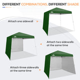 Sunwall / Sidewall for 10x10 Slant Leg Canopy Only, 1 Sidewall - Eagle Peak Custom Canopy Tent