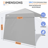 Sunwall / Sidewall for 10x10 Slant Leg Canopy Only, 1 Sidewall - Eagle Peak Custom Canopy Tent