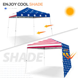 Sunwall / Sidewall for 10x10 Slant Leg Canopy Only, 1 Sidewall - Eagle Peak Custom Canopy Tent