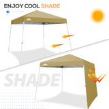Sunwall / Sidewall for 10x10 Slant Leg Canopy Only, 1 Sidewall - Eagle Peak Custom Canopy Tent