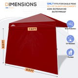 Sunwall / Sidewall for 10x10 Slant Leg Canopy Only, 1 Sidewall - Eagle Peak Custom Canopy Tent