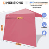 Sunwall / Sidewall for 10x10 Slant Leg Canopy Only, 1 Sidewall - Eagle Peak Custom Canopy Tent