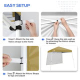 Sunwall / Sidewall for 10x10 Slant Leg Canopy Only, 1 Sidewall - Eagle Peak Custom Canopy Tent