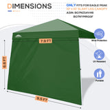 Sunwall / Sidewall for 10x10 Slant Leg Canopy Only, 1 Sidewall - Eagle Peak Custom Canopy Tent