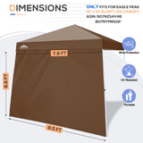 Sunwall / Sidewall for 10x10 Slant Leg Canopy Only, 1 Sidewall - Eagle Peak Custom Canopy Tent