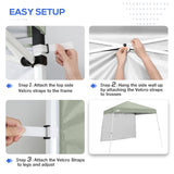 Sunwall / Sidewall for 10x10 Slant Leg Canopy Only, 1 Sidewall - Eagle Peak Custom Canopy Tent