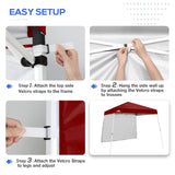 Sunwall / Sidewall for 10x10 Slant Leg Canopy Only, 1 Sidewall - Eagle Peak Custom Canopy Tent