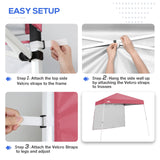 Sunwall / Sidewall for 10x10 Slant Leg Canopy Only, 1 Sidewall - Eagle Peak Custom Canopy Tent