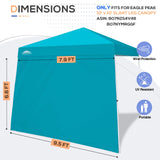 Sunwall / Sidewall for 10x10 Slant Leg Canopy Only, 1 Sidewall - Eagle Peak Custom Canopy Tent