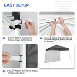 Sunwall / Sidewall for 10x10 Slant Leg Canopy Only, 1 Sidewall - Eagle Peak Custom Canopy Tent