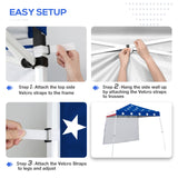 Sunwall / Sidewall for 10x10 Slant Leg Canopy Only, 1 Sidewall - Eagle Peak Custom Canopy Tent