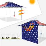 Sunwall / Sidewall for 13x13 ft Straight Leg Canopy - Eagle Peak Custom Canopy Tent