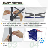 Sunwall / Sidewall for 13x13 ft Straight Leg Canopy - Eagle Peak Custom Canopy Tent