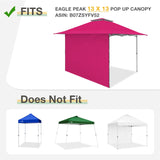 Sunwall / Sidewall for 13x13 ft Straight Leg Canopy - Eagle Peak Custom Canopy Tent