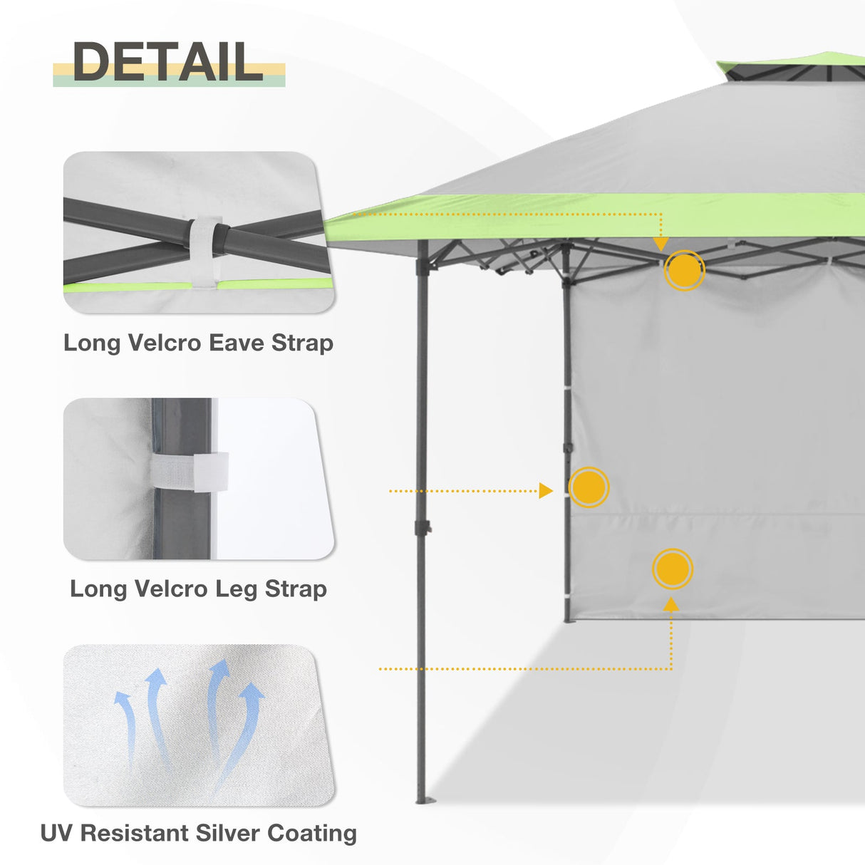Sunwall / Sidewall for 13x13 ft Straight Leg Canopy - Eagle Peak Custom Canopy Tent