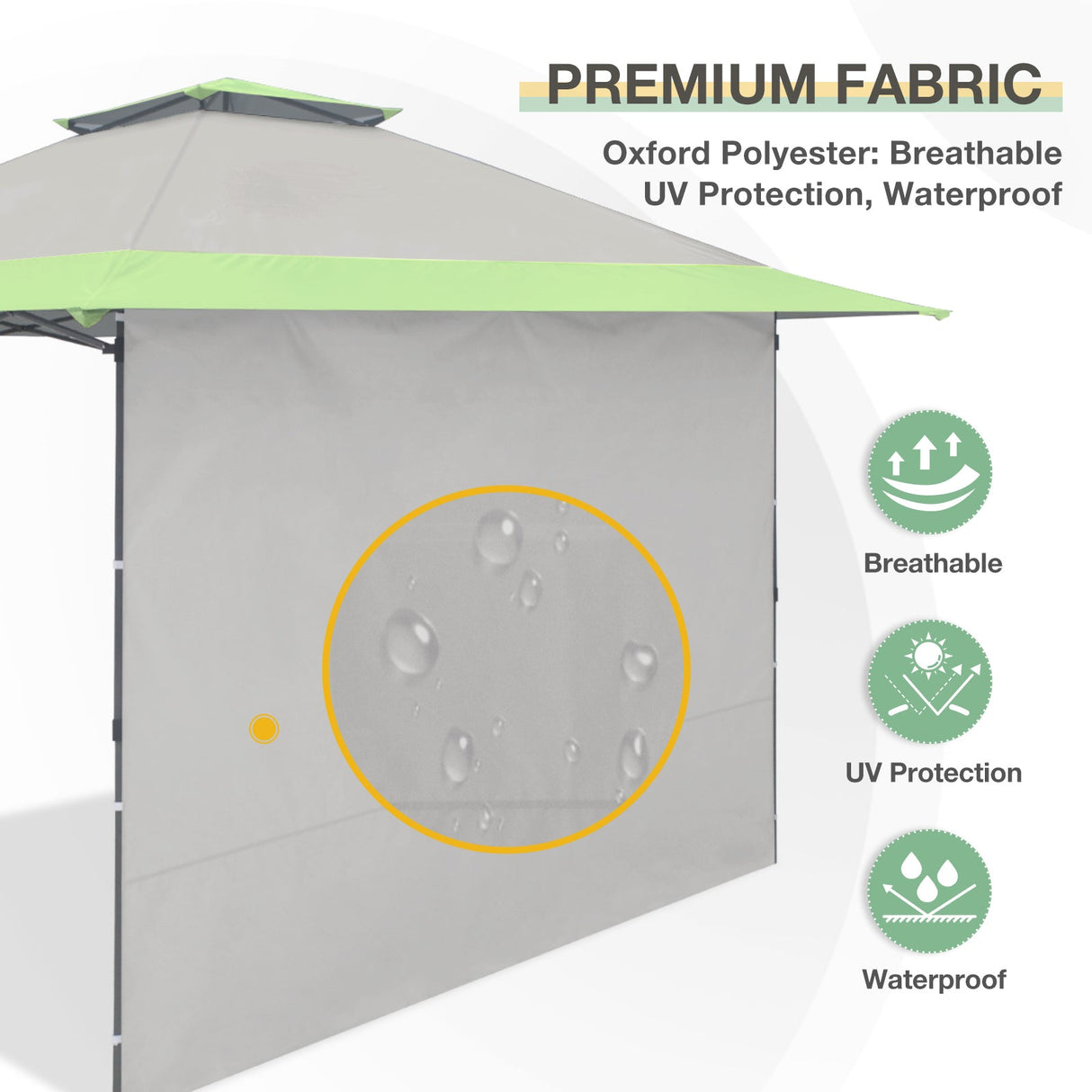 Sunwall / Sidewall for 13x13 ft Straight Leg Canopy - Eagle Peak Custom Canopy Tent