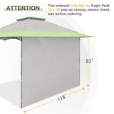 Sunwall / Sidewall for 13x13 ft Straight Leg Canopy - Eagle Peak Custom Canopy Tent