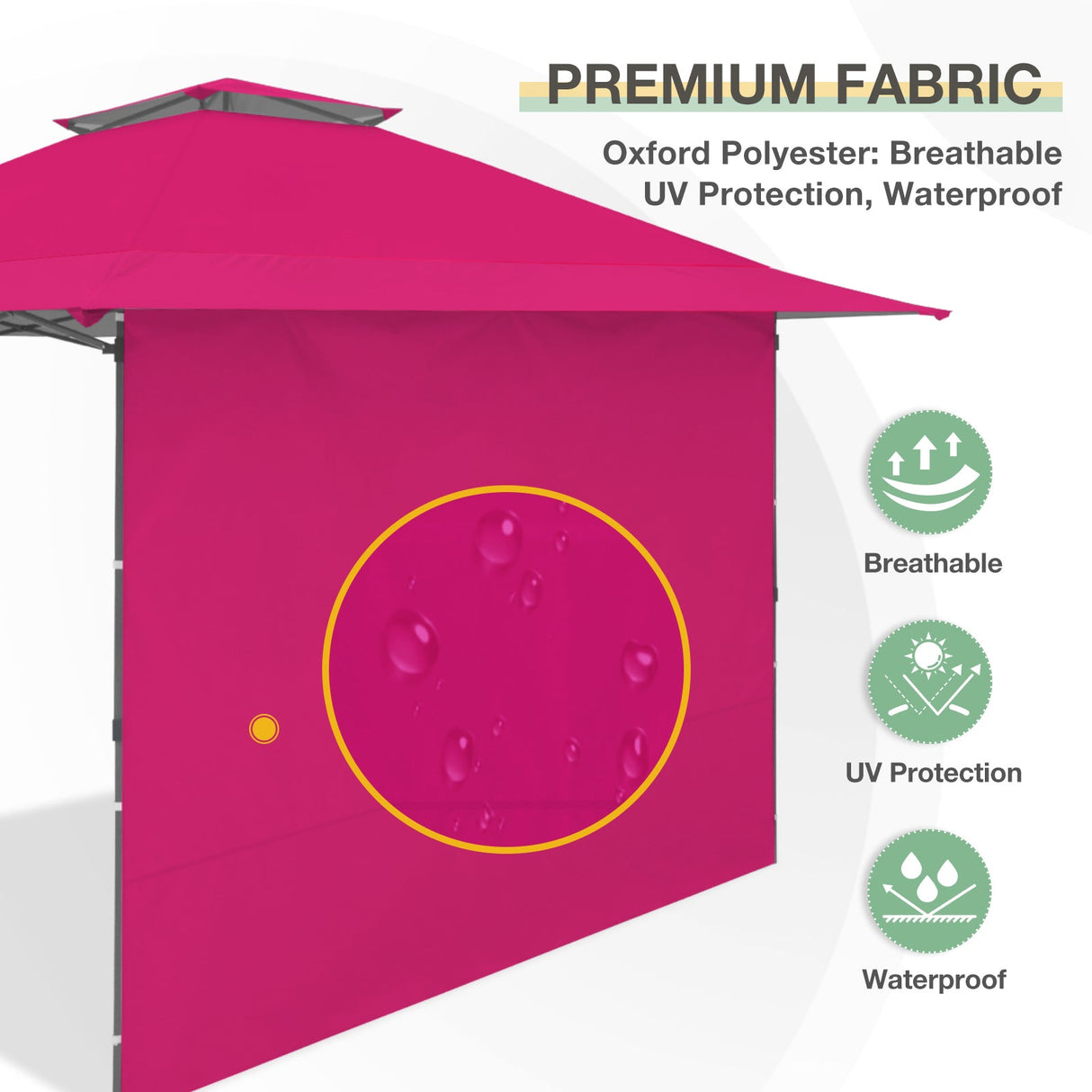 Sunwall / Sidewall for 13x13 ft Straight Leg Canopy - Eagle Peak Custom Canopy Tent