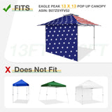 Sunwall / Sidewall for 13x13 ft Straight Leg Canopy - Eagle Peak Custom Canopy Tent