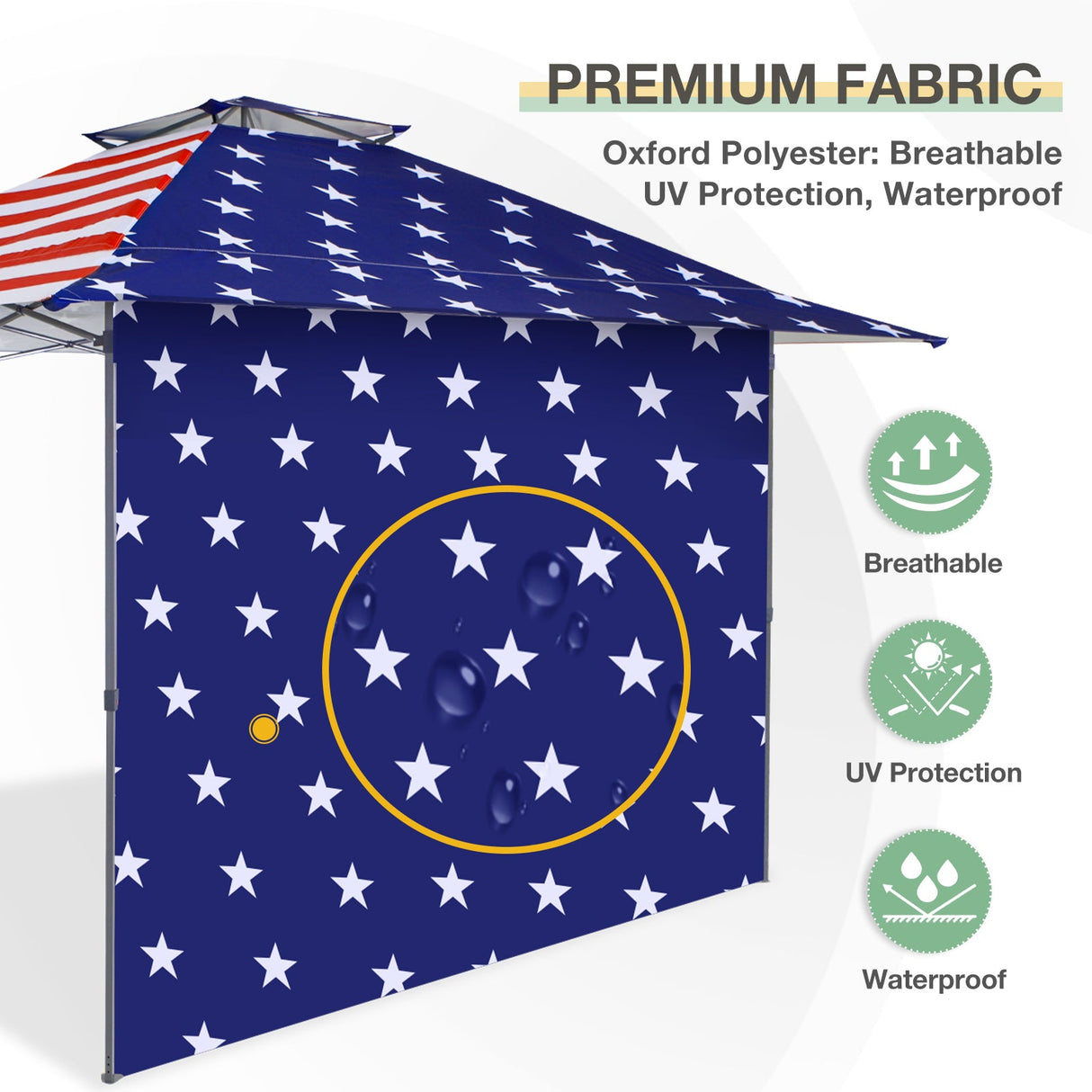 Sunwall / Sidewall for 13x13 ft Straight Leg Canopy - Eagle Peak Custom Canopy Tent