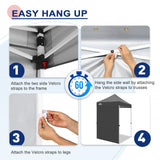 Sunwall / Sidewall for 5x5 ft Straight Leg Canopy only 1 Sidewall - Eagle Peak Custom Canopy Tent