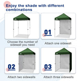 Sunwall / Sidewall for 5x5 ft Straight Leg Canopy only 1 Sidewall - Eagle Peak Custom Canopy Tent