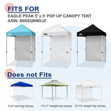 Sunwall / Sidewall for 5x5 ft Straight Leg Canopy only 1 Sidewall - Eagle Peak Custom Canopy Tent