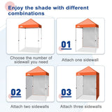 Sunwall / Sidewall for 5x5 ft Straight Leg Canopy only 1 Sidewall - Eagle Peak Custom Canopy Tent