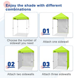 Sunwall / Sidewall for 5x5 ft Straight Leg Canopy only 1 Sidewall - Eagle Peak Custom Canopy Tent