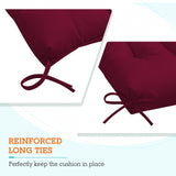 Tufted Outdoor/Indoor High Back Patio Chair Cushion, Set of 1, 46'' x 22'' - Eagle Peak Custom Canopy Tent