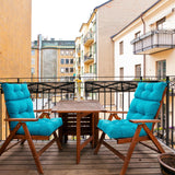 Tufted Outdoor/Indoor High Back Patio Chair Cushion, Set of 2, 46'' x 22'' - Eagle Peak Custom Canopy Tent