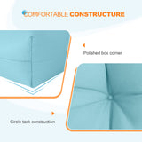 Tufted Outdoor/Indoor Seat/Back Chair Cushion, Set of 2, 42'' x 21'' - Eagle Peak Custom Canopy Tent