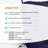 Tufted Outdoor/Indoor Seat/Back Chair Cushion, Set of 2, 42'' x 21'' - Eagle Peak Custom Canopy Tent