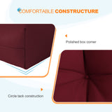 Tufted Outdoor/Indoor Seat/Back Chair Cushion, Set of 2, 42'' x 21'' - Eagle Peak Custom Canopy Tent