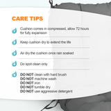 Tufted Outdoor/Indoor Seat/Back Chair Cushion, Set of 2, 42'' x 21'' - Eagle Peak Custom Canopy Tent