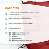 Tufted Outdoor/Indoor Seat/Back Chair Cushion, Set of 2, 42'' x 21'' - Eagle Peak Custom Canopy Tent