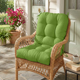 Tufted Outdoor/Indoor Seat/Back Chair Cushion, Set of 2, 42'' x 21'' - Eagle Peak