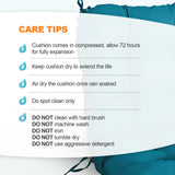 Tufted Outdoor/Indoor Seat/Back Chair Cushion, Set of 2, 42'' x 21'' - Eagle Peak Custom Canopy Tent